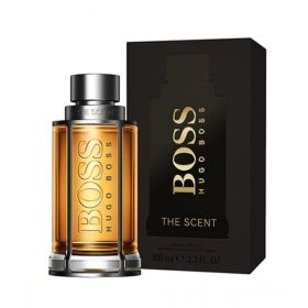 HUGO BOSS THE SCENT 3.3 EAU DE TOILETTE SPRAY FOR MEN.